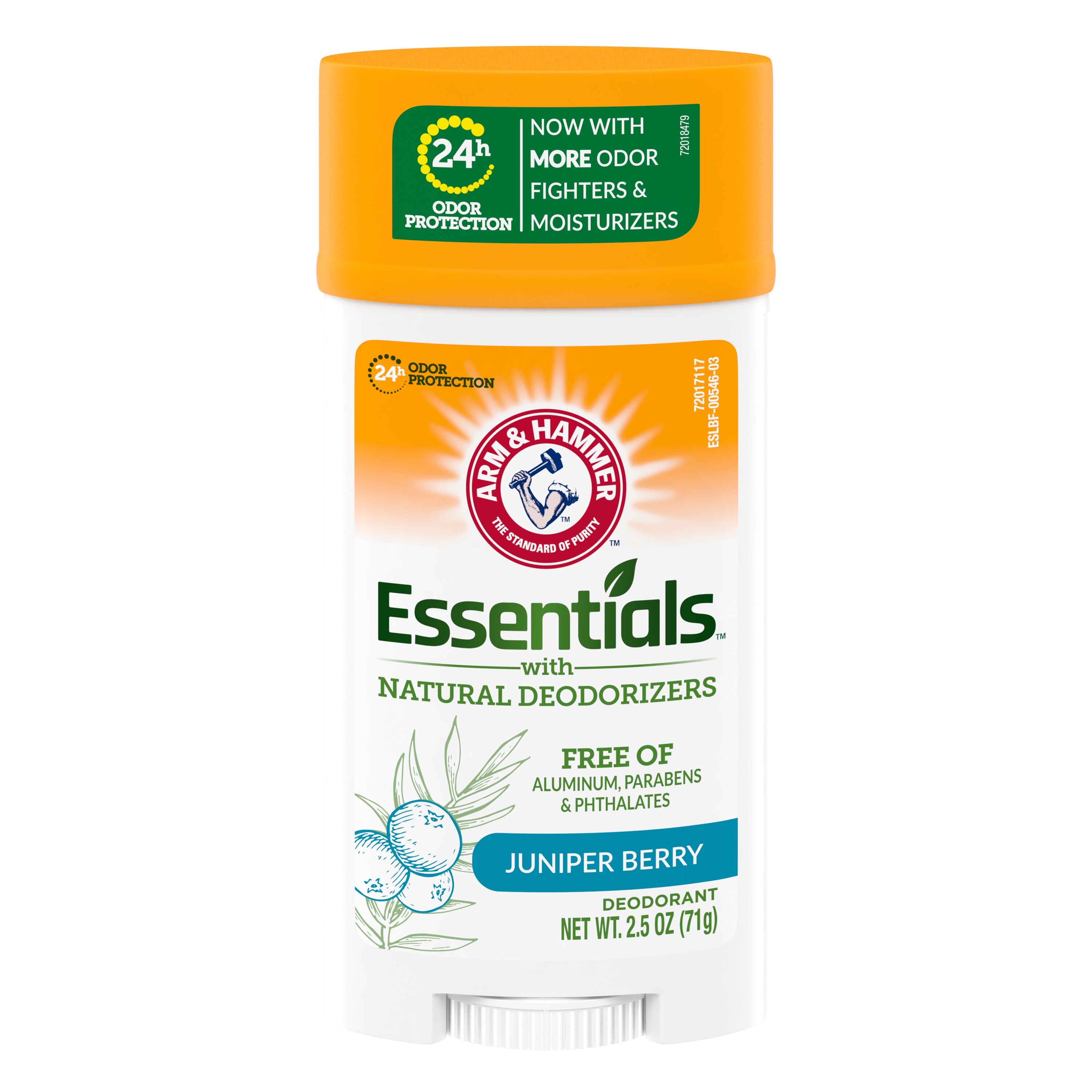 Arm & Hammer Essentials Deodorant- Clean Juniper Berry by Arm & Hammer - Non-toxic, SLOW rated product free from harmful chemicals