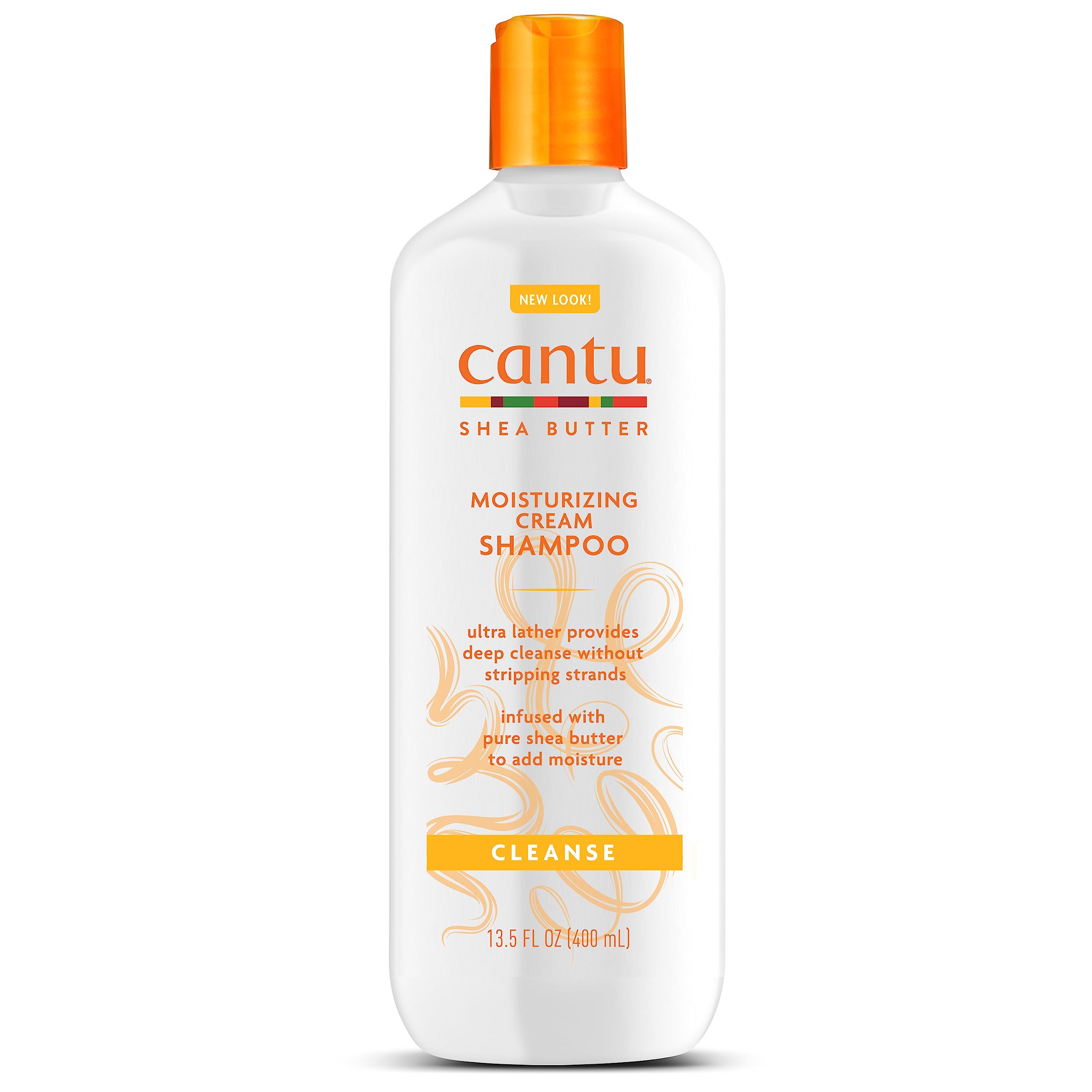 Cantu Moisturizing Cream Shampoo with Shea Butter by Cantu - Non-toxic, STOP rated product free from harmful chemicals