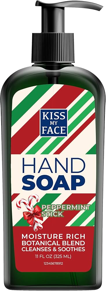 Kiss My Face Peppermint Stick Moisture Hand Soap by Kiss My Face - Non-toxic, STOP rated product free from harmful chemicals
