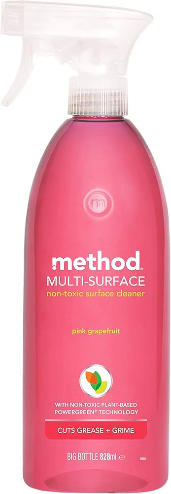 Method Pink Grapefruit All Purpose Surface Spray by Method - Non-toxic, SLOW rated product free from harmful chemicals