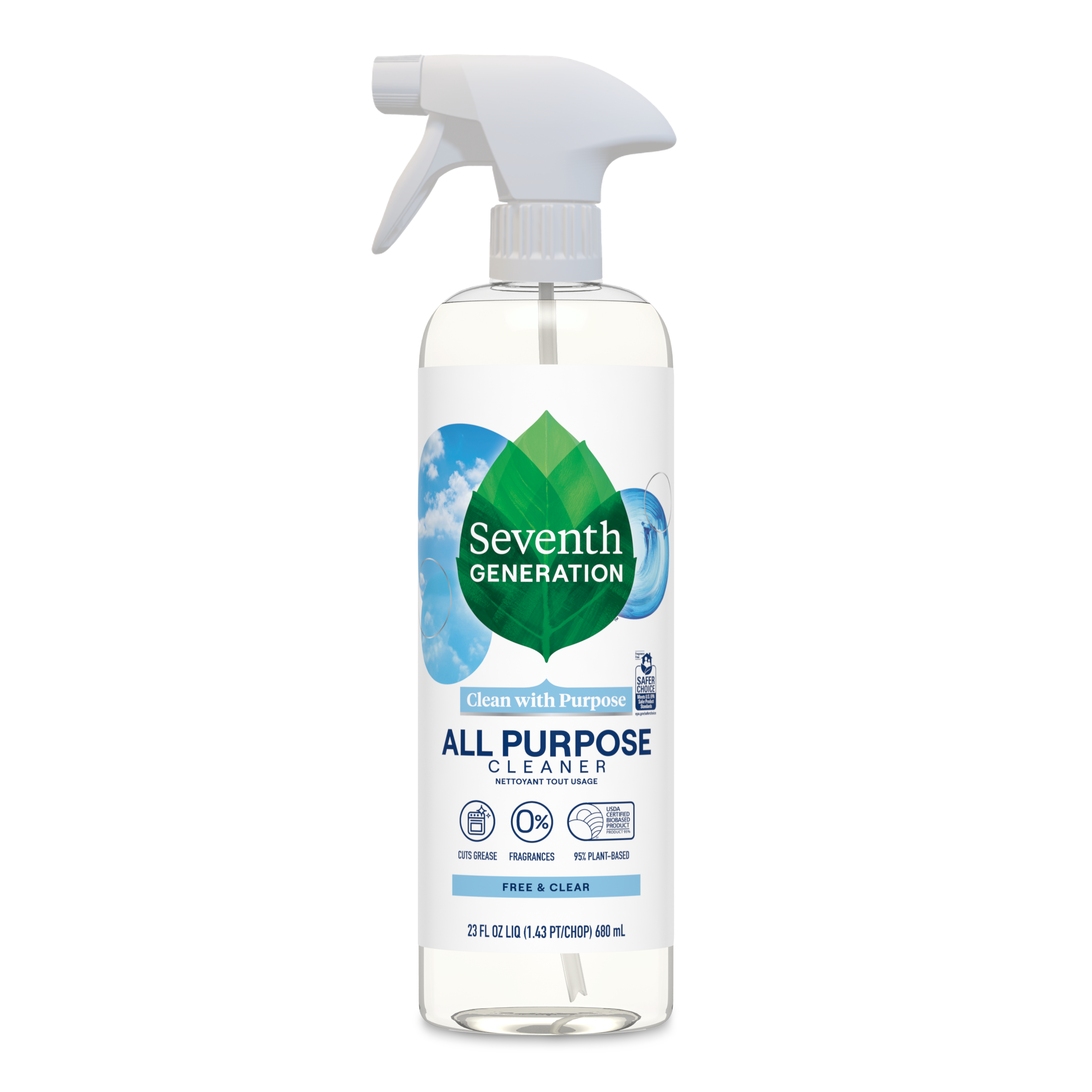 Seventh Generation All Purpose Cleaner by Seventh Generation - Non-toxic, SLOW rated product free from harmful chemicals